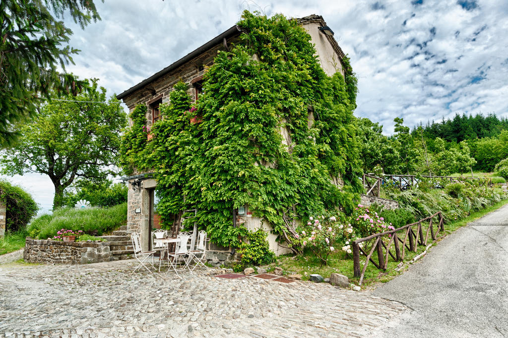 Borgo Casale Pensionat Albareto  Exteriör bild